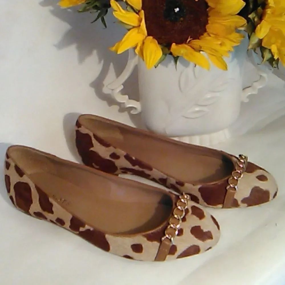 Talbots Calf Hair Flats
